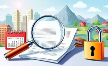 Reveja contratos, registros e escrituras periodicamente